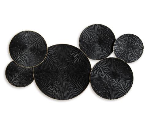 Rhetlen - Black / Gold Finish - Wall Decor
