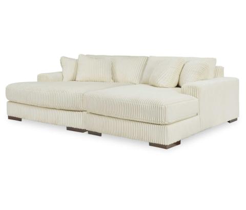 Lindyn - Ivory - Super Chaise, 102"