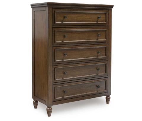 Sturlayne - Brown - Five Drawer Chest, 54" Tall