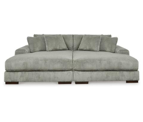 Lindyn - Fog - Super Chaise, 100"