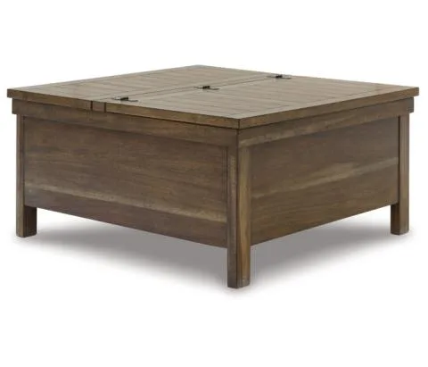 Moriville - Grayish Brown - Lift Top Cocktail Table, 36.13"