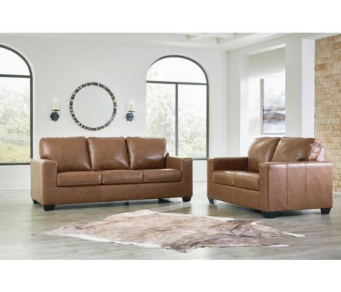 Bolsena - Caramel - 2 Pc. - Sofa, Loveseat