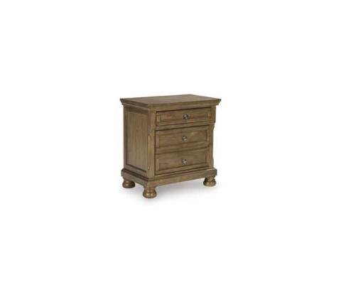 Feddinger - Medium Brown - Two Drawer Night Stand