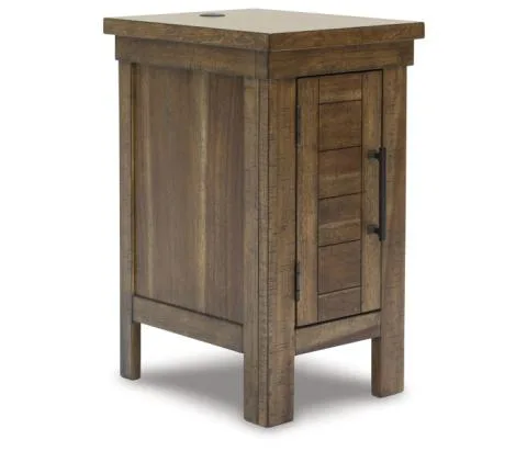 Moriville - Grayish Brown - Chair Side End Table, 14"