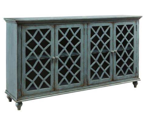 Mirimyn - Antique Teal - Accent Cabinet - Vintage Finish