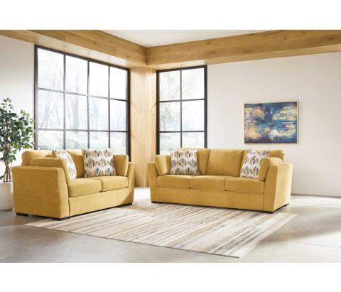 Keerwick - Sunflower - 2 Pc. - Sofa, Loveseat