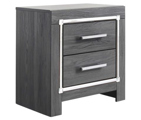 Lodanna - Gray - Two Drawer Night Stand