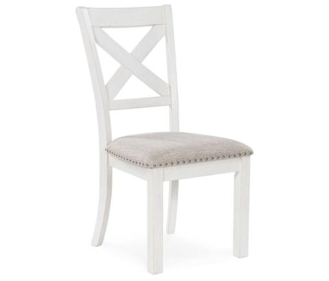 Robbinsdale - Antique White - Dining Upholstered Side Chair (Set of 2)