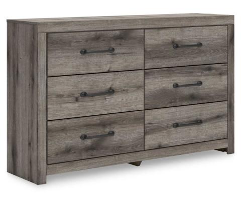 Graystorm - Brown Gray - Six Drawer Dresser, 58.7" Wide