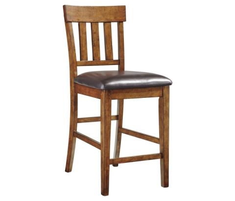 Ralene - Medium Brown - Upholstered Barstool (Set of 2)