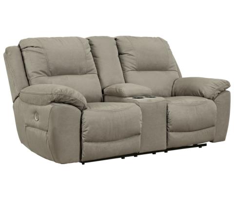 Next-Gen Gaucho - Putty - DBL REC PWR Loveseat w/Console