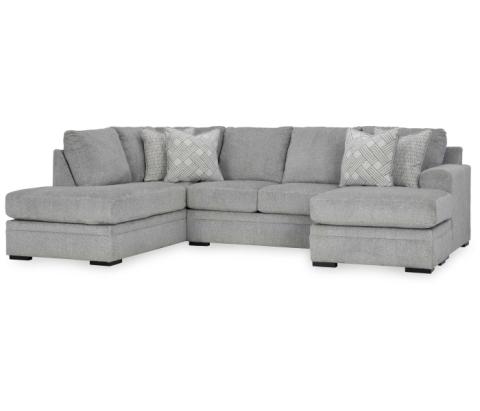 Casselbury - Cement - 2-Piece Sectional With Laf Corner Chaise, 124"