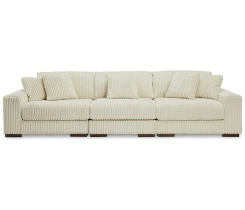 Lindyn - Ivory - 3-Piece Sectional, 137"