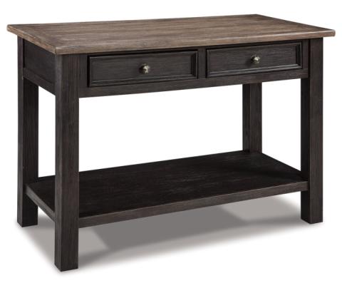 Tyler Creek - Grayish Brown / Black - Sofa Table, 46.13"