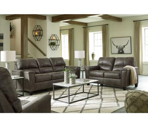 Navi - Smoke - 3 Pc. - Sofa, Loveseat, Rocker Recliner