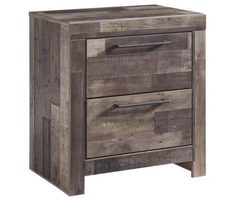 Derekson - Multi Gray - Two Drawer Night Stand