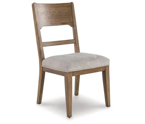 Cabalynn - Oatmeal / Light Brown - Dining Uph Side Chair (Set of 2)