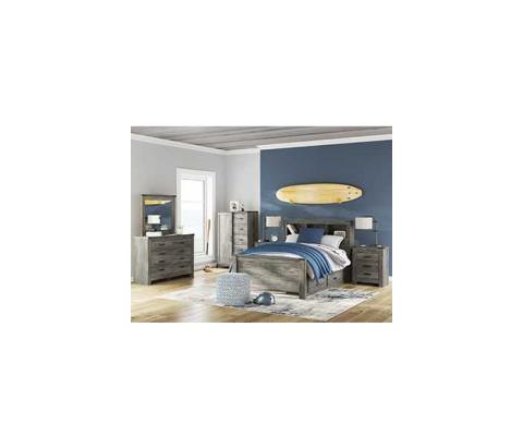 Frandern - Gray - Six Drawer Dresser, 54.41" Wide