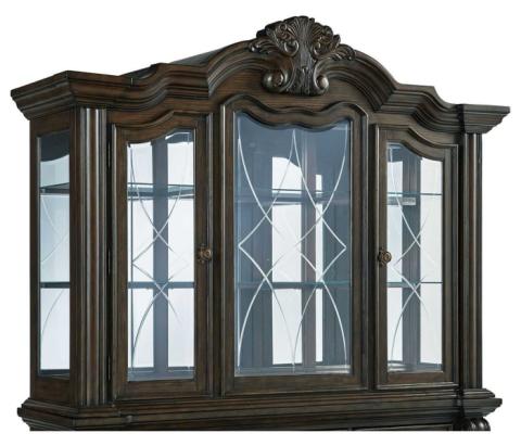 Maylee - Dark Brown - Dining Room Hutch