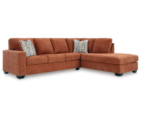 Aviemore - Spice - 2-Piece Sectional With Raf Corner Chaise, 110"