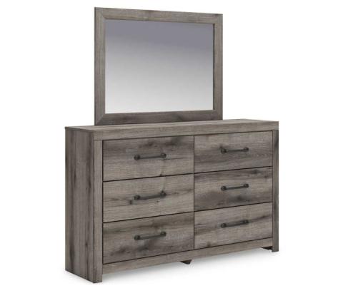 Graystorm - Brown Gray - Dresser And Mirror, 58.7" Wide