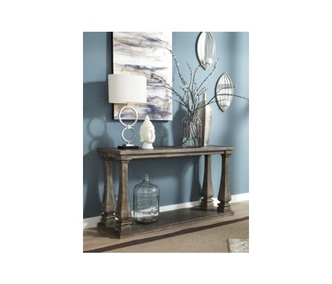 Johnelle - Gray - Sofa Table, 60"