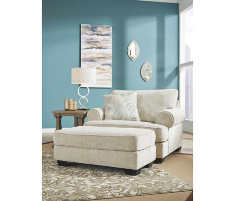 Monaghan - Sandstone - 2 Pc. - Chair and a Half with Ottoman