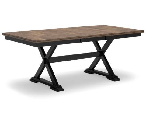Wildenauer - Brown / Black - Rectangular Dining Extension Table, 40"