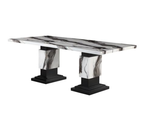 D12DT - Dining Table - White /, 82"