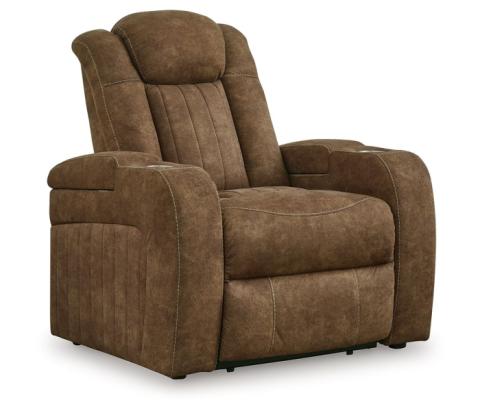 Wolfridge - Brindle - Power Recliner/Adj Headrest