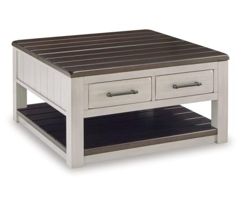 Darborn - Gray / Brown - Lift Top Cocktail Table, 35.5"