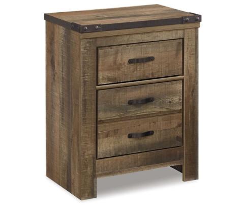 Trinell - Brown - Two Drawer Night Stand