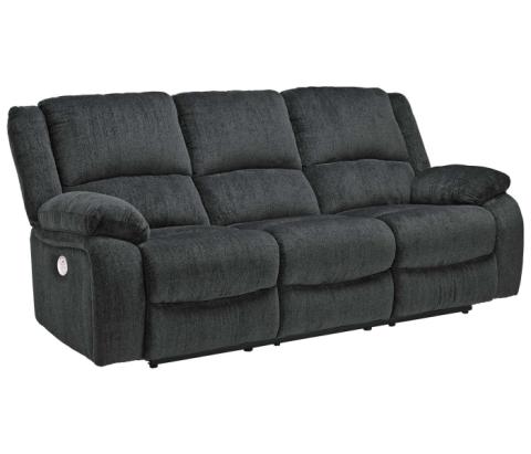 Draycoll - Slate - Reclining Power Sofa, 87"