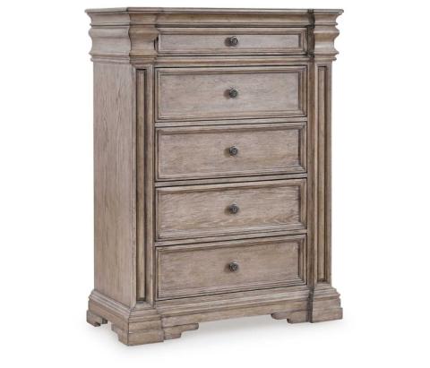 Blairhurst - Light Grayish Brown - Five Drawer Chest, 56.13" Tall