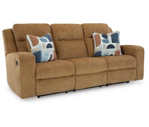 Kanlow - Honey - Reclining Sofa, 86"