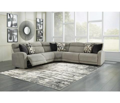 Colleyville - Stone - Zero Wall Recliners 5 Pc Sectional