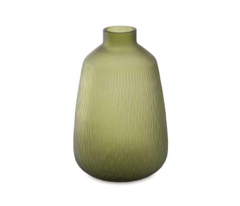 Scottyard - Olive Green - Vase - 13", 8.25"
