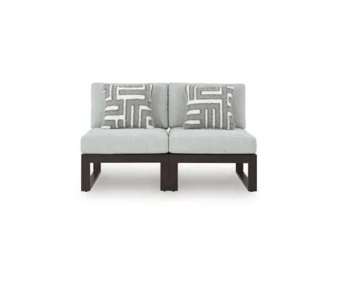 Beachloft 2-Piece Outdoor Sectional Black, 57"