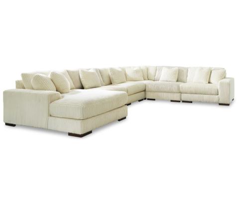 Lindyn - Ivory - 6-Piece Sectional With LAF Corner Chaise, 173"