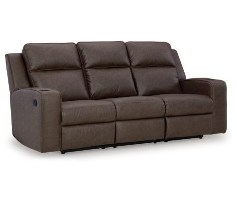 Lavenhorne - Granite - Rec Sofa W/Drop Down Table, 87"