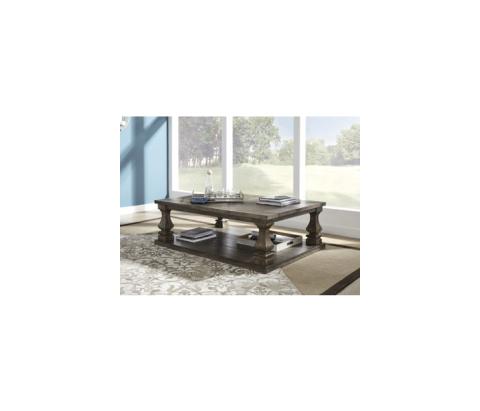 Johnelle - Gray - Rectangular Cocktail Table, 54"