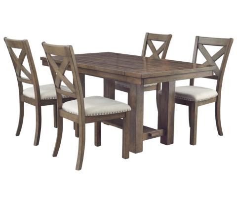 Moriville - Grayish Brown - Rectangular Dining Room Extension Table, 36"
