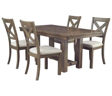 Moriville - Grayish Brown - Rectangular Dining Room Extension Table, 36"