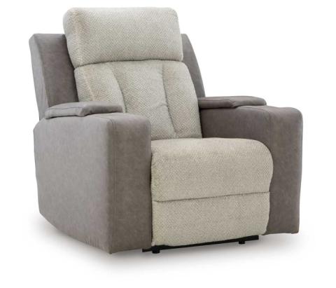WhipLash - Sisal - Power Recliner With Adj Headrest