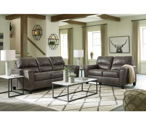 Navi - Smoke - 2 Pc. - Sofa, Loveseat