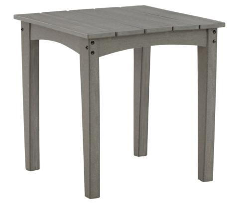 Visola - Gray - Square End Table, 21.38"