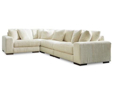 Lindyn - Ivory - 4-Piece Sectional, 95"