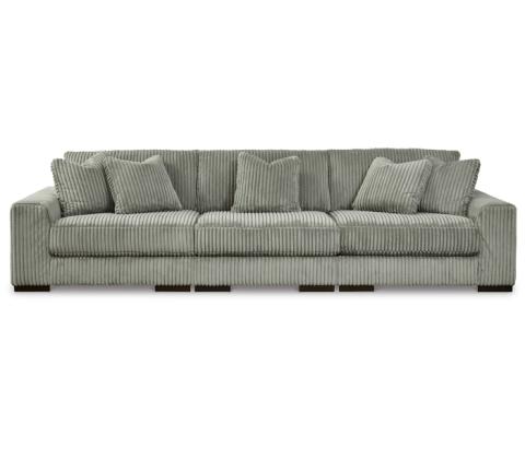 Lindyn - Fog - 3-Piece Sectional Sofa, 137"