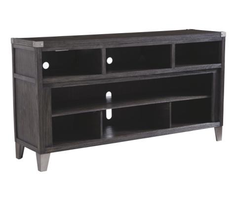 Todoe - Gray - LG TV Stand w/Fireplace Option