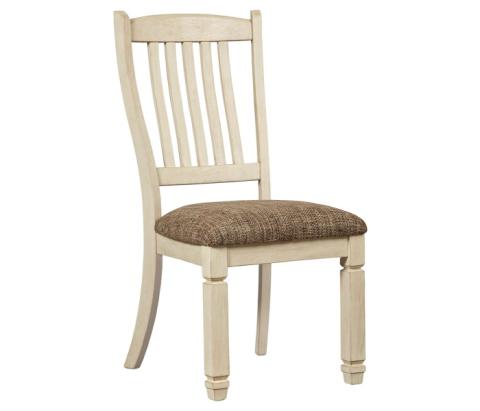 Bolanburg - Brown / Beige - Dining UPH Side Chair (Set of 2) - Rake Back